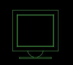 AutoCAD2016绘制电脑液晶显示器平面图的操作步骤