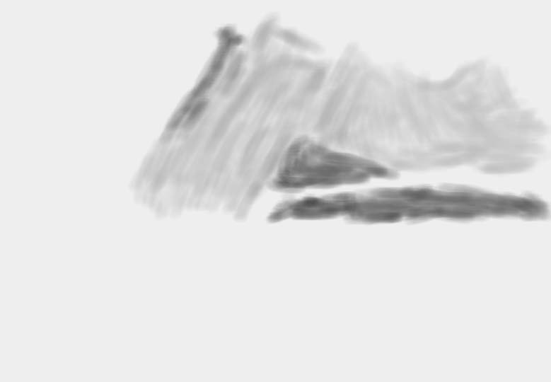 sai中设计山水画的具体操作过程