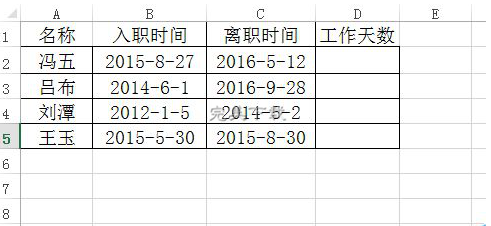 小编教你解决Excel中networkdays函数：算出员工上班天数。