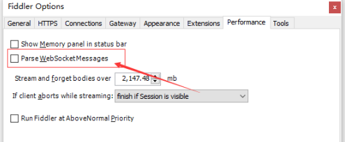 Fiddler如何解析websocket消息?Fiddler解析websocket消息的方法