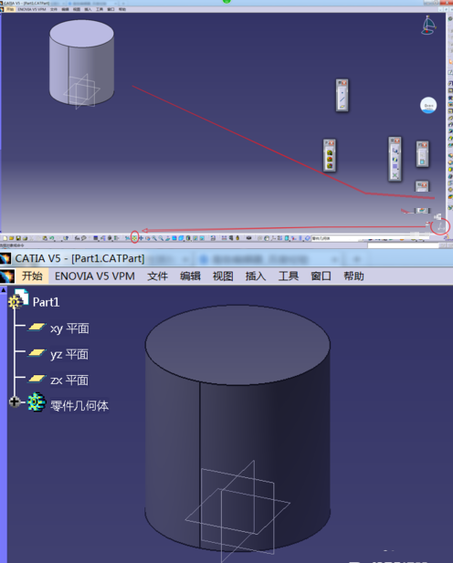 Catia的特征树消失了的处理方法