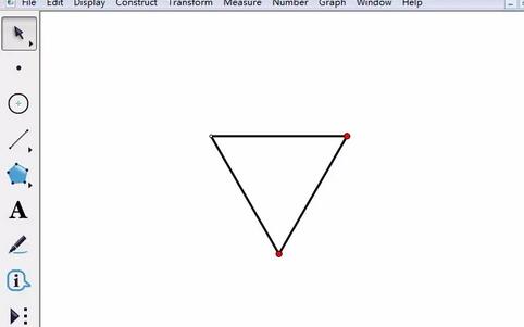 几何画板设计三星状图形的步骤