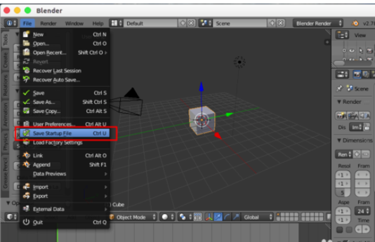 Blender恢复初始设置的详细步骤介绍