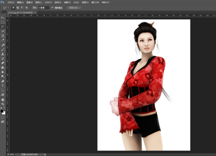 图文详解PS抠图又一方法。