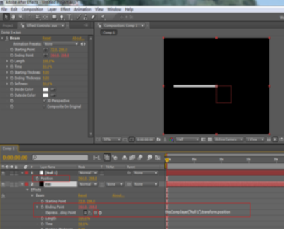 AE制作折线效果的图文方法