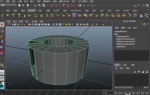 maya补上多边形缺失的面的简单操作步骤