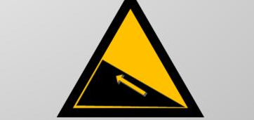 Microsoft Office Visio绘制上陡坡标志交通指示牌的操作方法