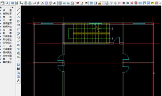 天正建筑2014绘制建筑物顶层平面图的操作教程