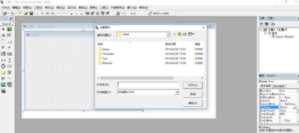 Microsoft Visual Basic 6中背景图片的设置方法步骤
