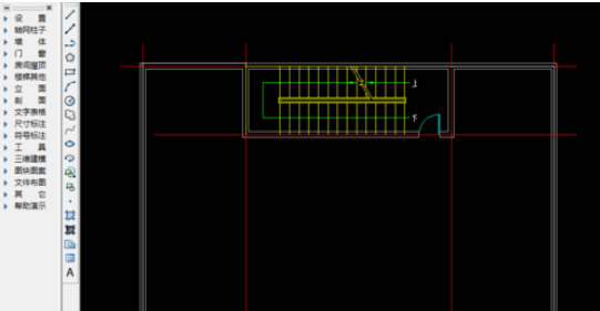 天正建筑2014绘制建筑物顶层平面图的操作教程