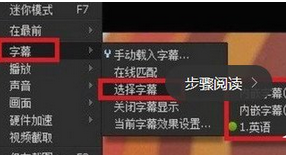 迅雷看看播放器加载字幕的操作教程
