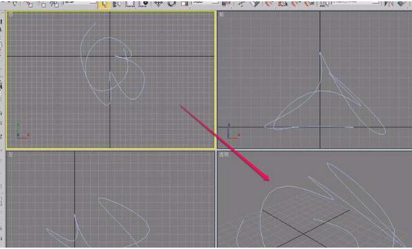 3Ds MAX中使用NURBS曲线制作三维的点曲线的详细方法