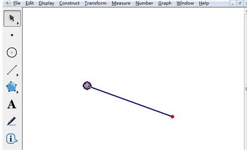使用几何画板绘制105度的角的操作教程