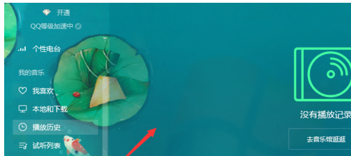 QQ音乐播放器清除播放历史记录的操作教程