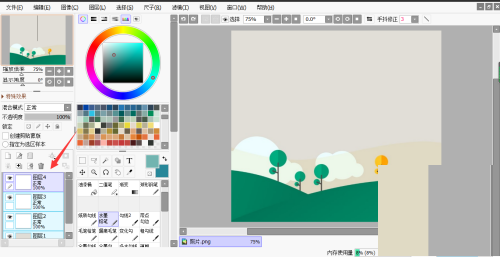 sai怎么清除所有图层？sai清除所有图层方法