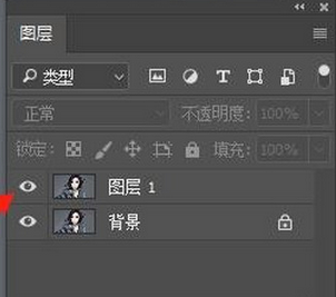 ps给纯色人物背景调色方法