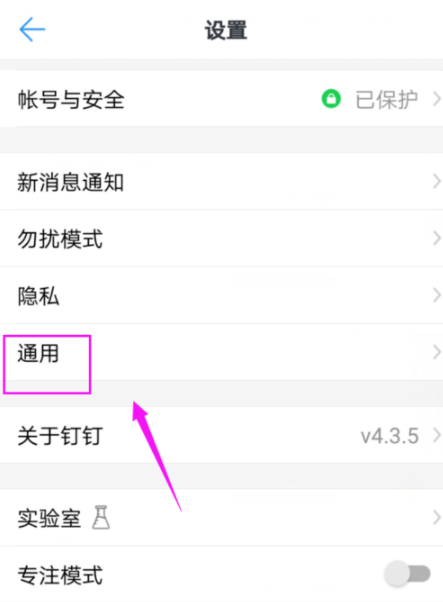 钉钉设置全屏语音的操作流程