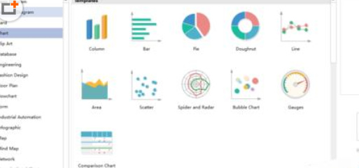 亿图流程图制作软件将数据做成饼图的方法介绍
