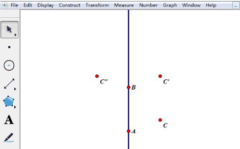 几何画板创建滑行反射变换的操作方法