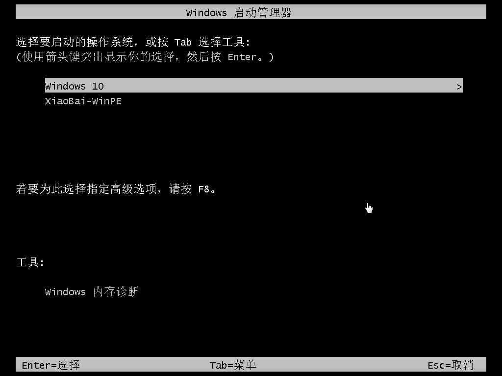 win10如何使用在小白一键重装软件中删除多余的Windows启动菜单