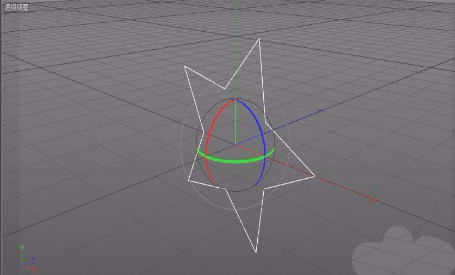 C4D制作五角星的操作方法