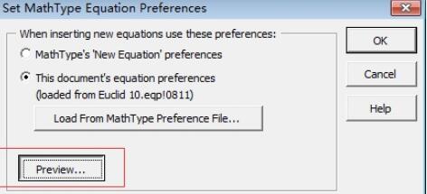 MathType内置样式的操作方法