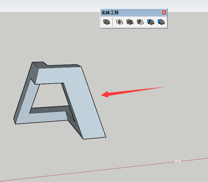 草图大师建模央视大楼的操作步骤