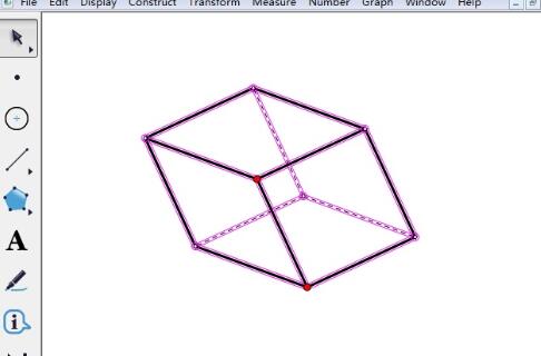 几何画板快速画出正六面体的操作方法