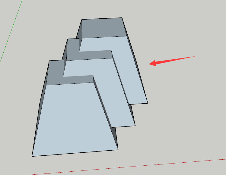 草图大师建模央视大楼的操作步骤