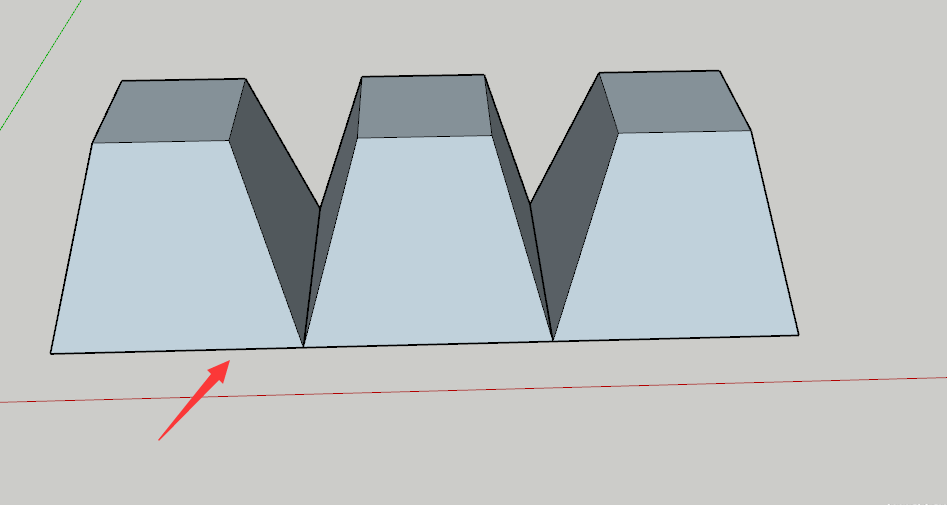 草图大师建模央视大楼的操作步骤
