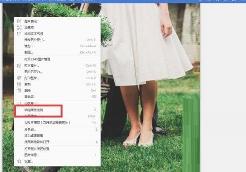 2345看图王怎么使用锁定缩放比例？2345看图王使用锁定缩放比例方法