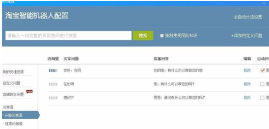 千牛工作台设置机器人进行自动回复的操作教程