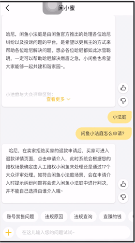 闲鱼中上小法庭的详细操作流程
