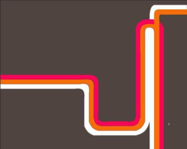 photoshop cs6中使用钢笔工具制作复古曲线的操作教程