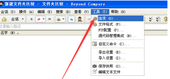Beyond Compare更改对比字体样式的操作教程