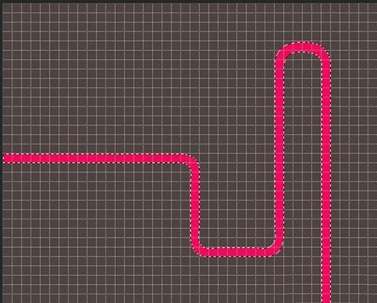 photoshop cs6中使用钢笔工具制作复古曲线的操作教程
