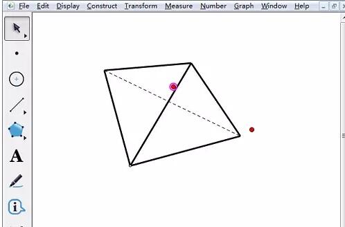 几何画板快速绘制正四面体的操作流程