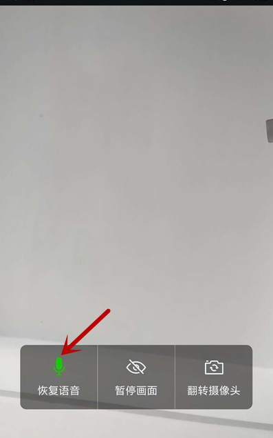 企业微信视频会议关闭语音方法