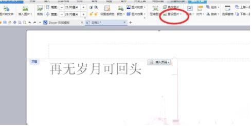 WPS设置全背景水印的具体步骤