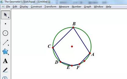 几何画板验证帕斯卡定理的消息操作