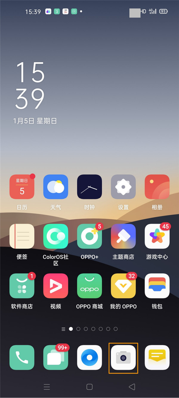 opporeno3开启人像模式的操作流程