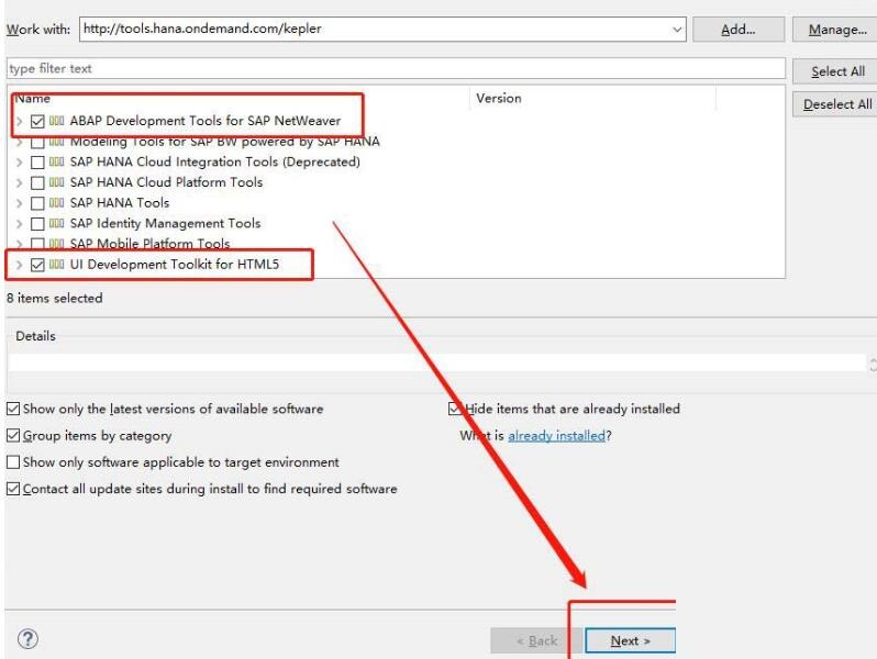 eclipse安装SAP Fiori开发环境的详细步骤