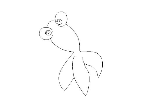 Flash绘制彩色小金鱼的详细步骤