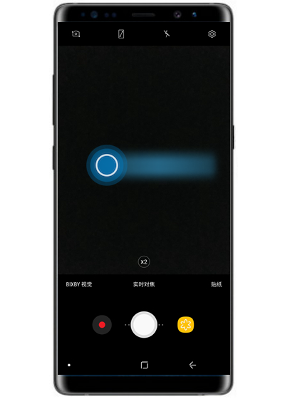 三星a8s拍照加滤镜的操作方法