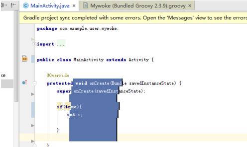 Android Studio使用列选择模式的操作方法