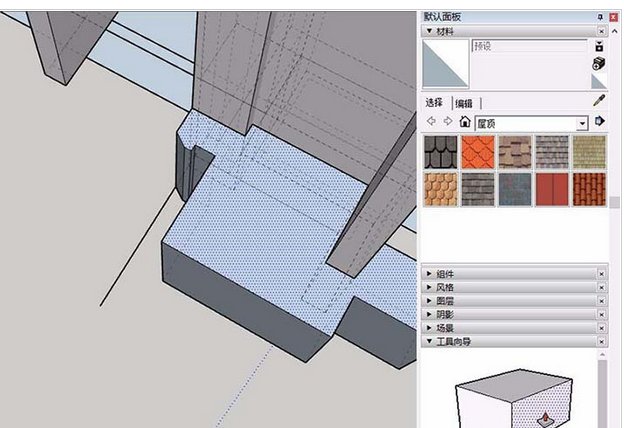 草图大师绘制cad外饰面的具体图文操作