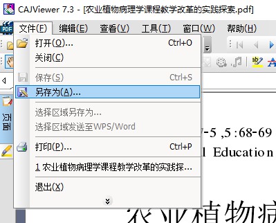 cajviewer怎么转换成word cajviewer转换成word方法