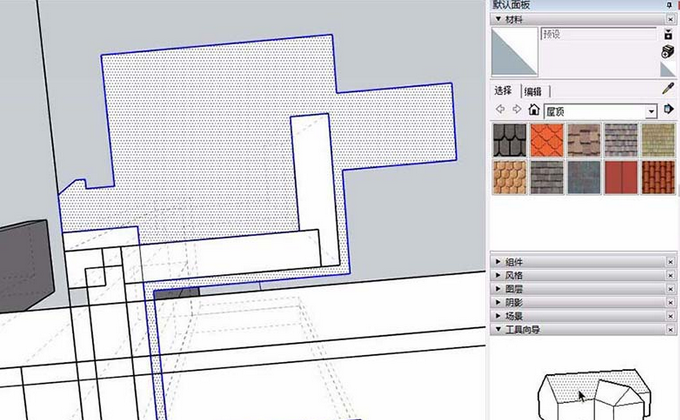 草图大师绘制cad外饰面的具体图文操作