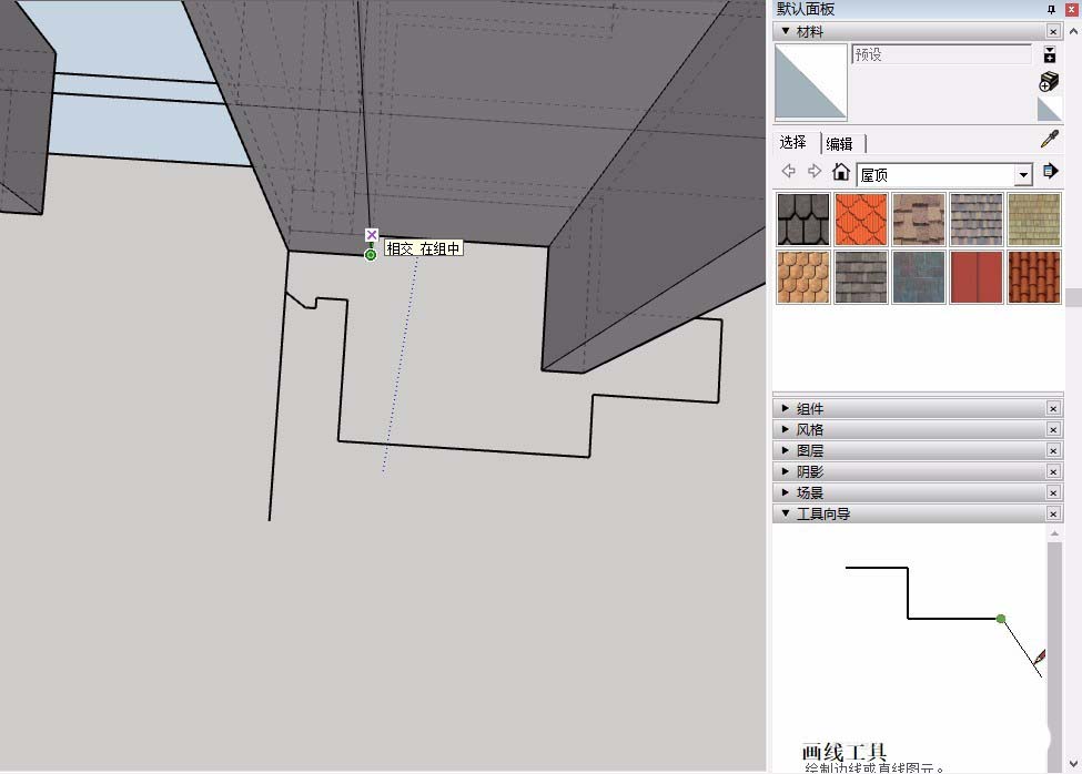 草图大师绘制cad外饰面的具体图文操作