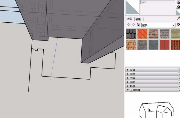 草图大师绘制cad外饰面的具体图文操作